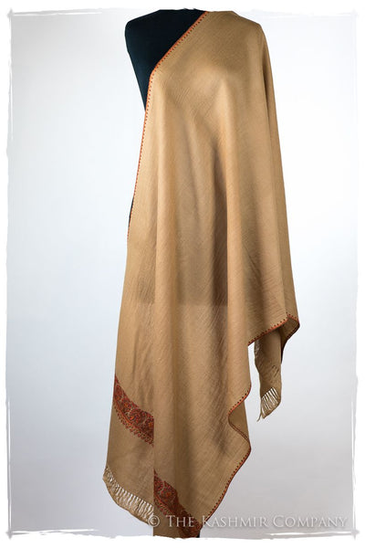 Chanellé Annetté de'Laine Sozni Frontières Orient Shawl