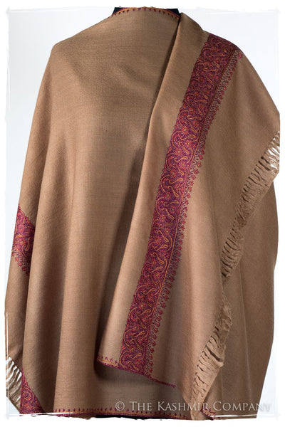 Chanellé Audetté de'Laine Sozni Frontières Orient Shawl