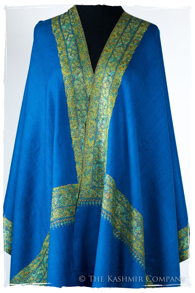Chanellé Basilié de'Laine Sozni Frontières Orient Shawl