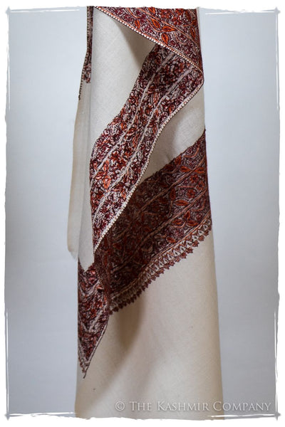 Chanellé Benoité de'Laine Sozni Frontières Orient Shawl