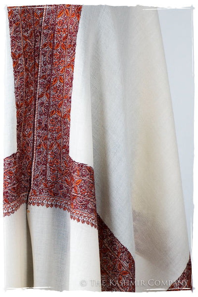 Chanellé Benoité de'Laine Sozni Frontières Orient Shawl