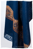 Chanellé Arabesqué Bleu de'Laine Sozni Frontières Orient Shawl