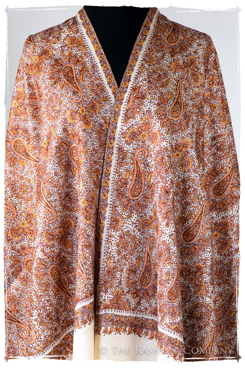 Édelie Jama de'Laine Sozni Paisley Orient Shawl