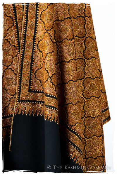 Rochellè Jama de'Laine Sozni Paisley Orient Shawl