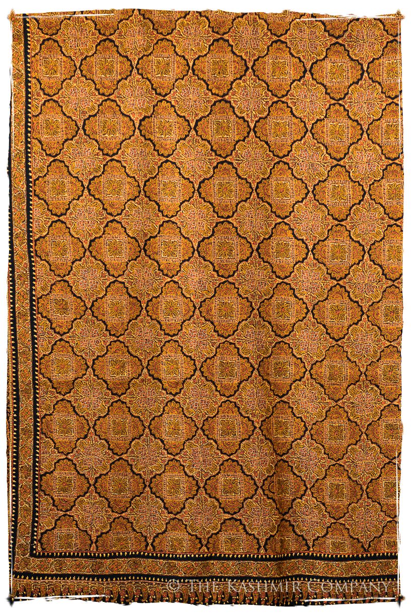 Rochellè Jama de'Laine Sozni Paisley Orient Shawl