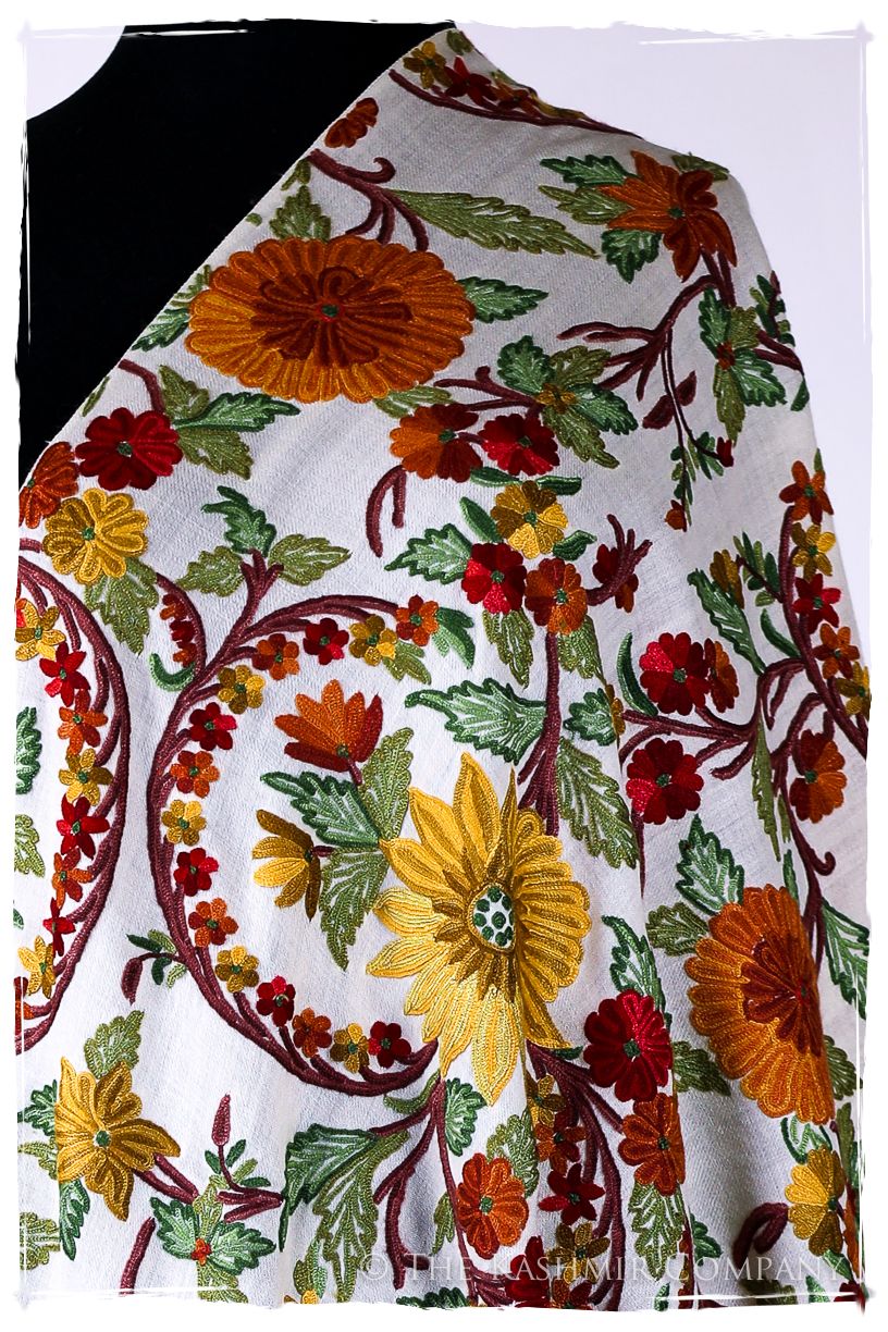 Jardin de Saône-et-Loire Français Antiquaires Shawl
