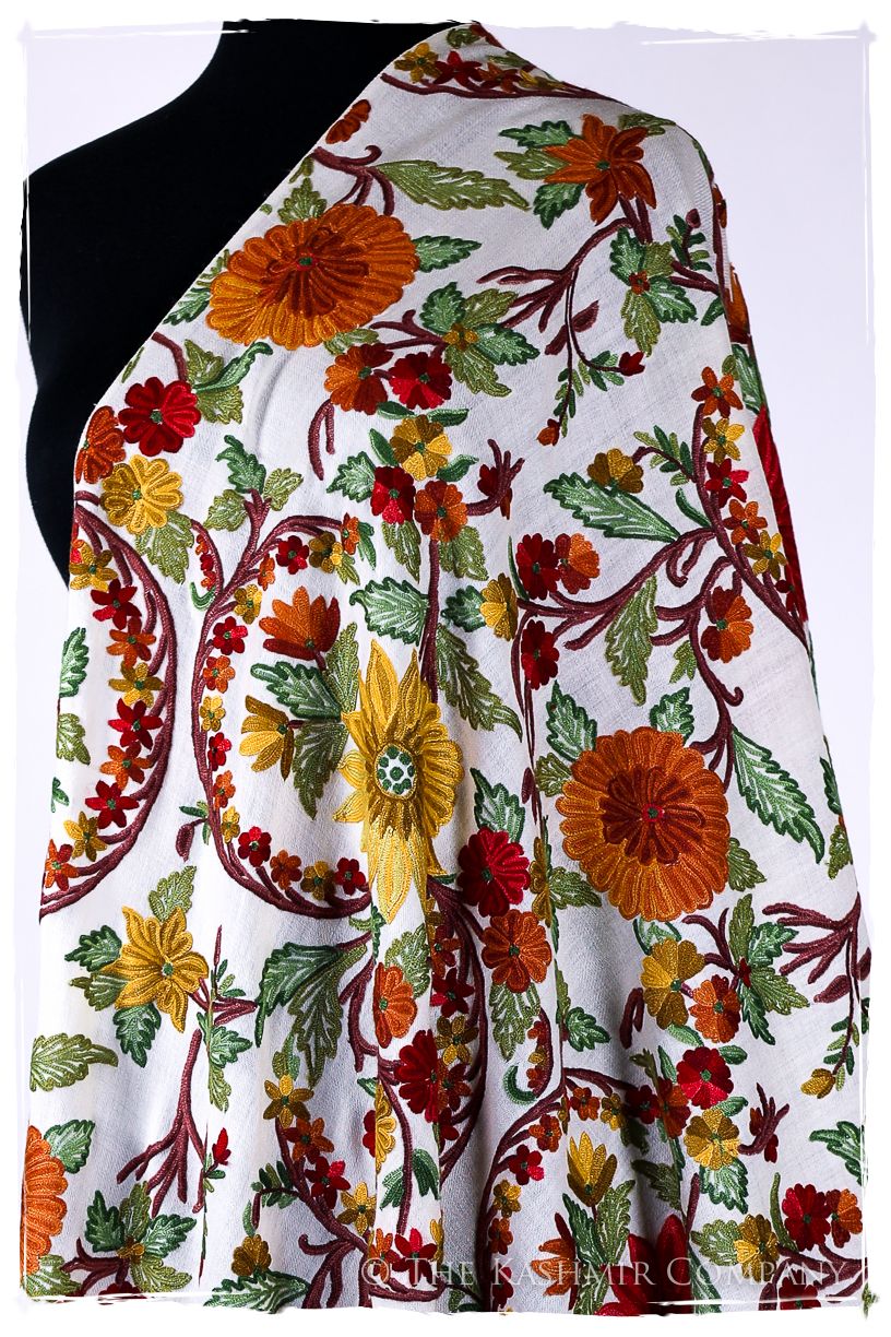 Jardin de Saône-et-Loire Français Antiquaires Shawl