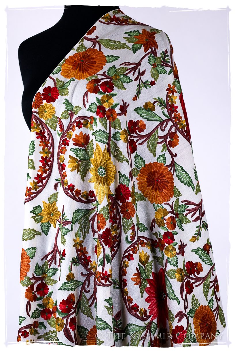 Jardin de Saône-et-Loire Français Antiquaires Shawl
