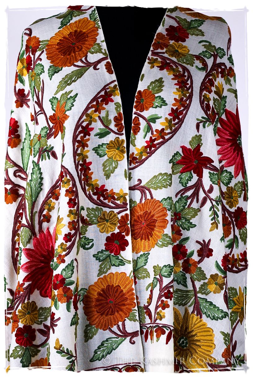 Jardin de Saône-et-Loire Français Antiquaires Shawl