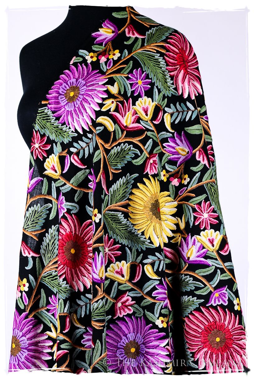 Jardin de Châtellier Français Antiquaires Shawl