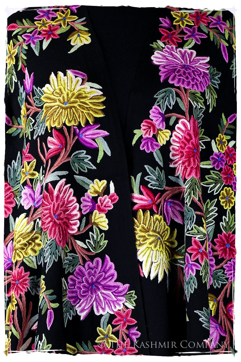 Belles Fleurs de Montréal Français Antiquaires Shawl