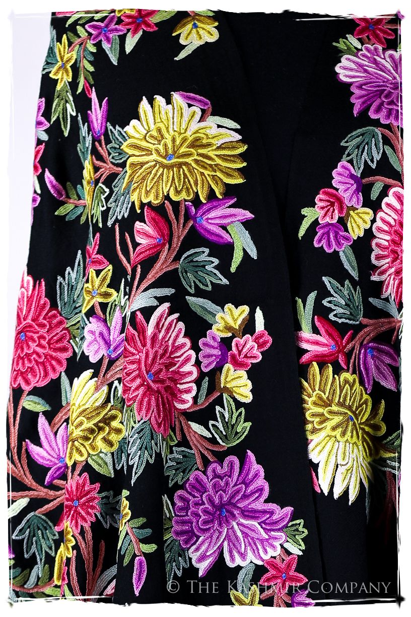 Belles Fleurs de Montréal Français Antiquaires Shawl