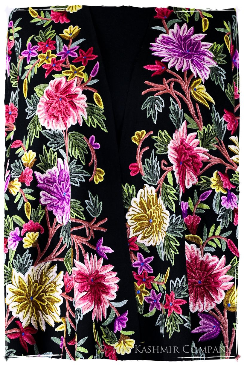 Belles Fleurs de Pyrénées Français Antiquaires Shawl