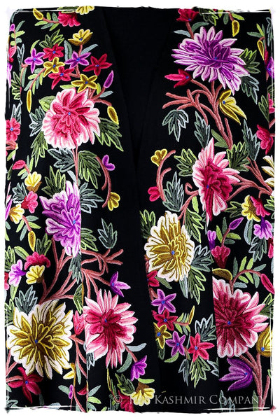 Belles Fleurs de Pyrénées Français Antiquaires Shawl