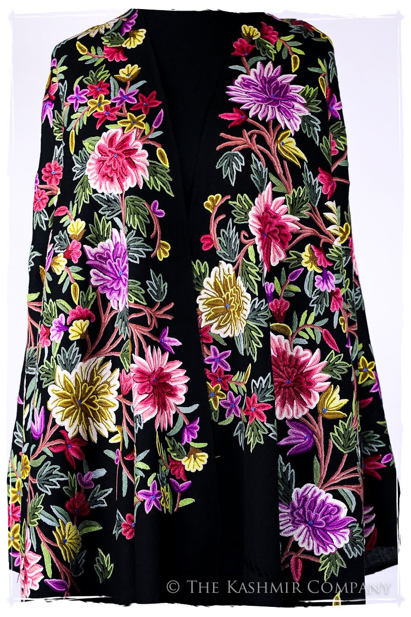 Belles Fleurs de Pyrénées Français Antiquaires Shawl