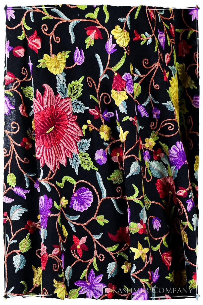Fleurs ornementales de Moreau Français Antiquaires Shawl