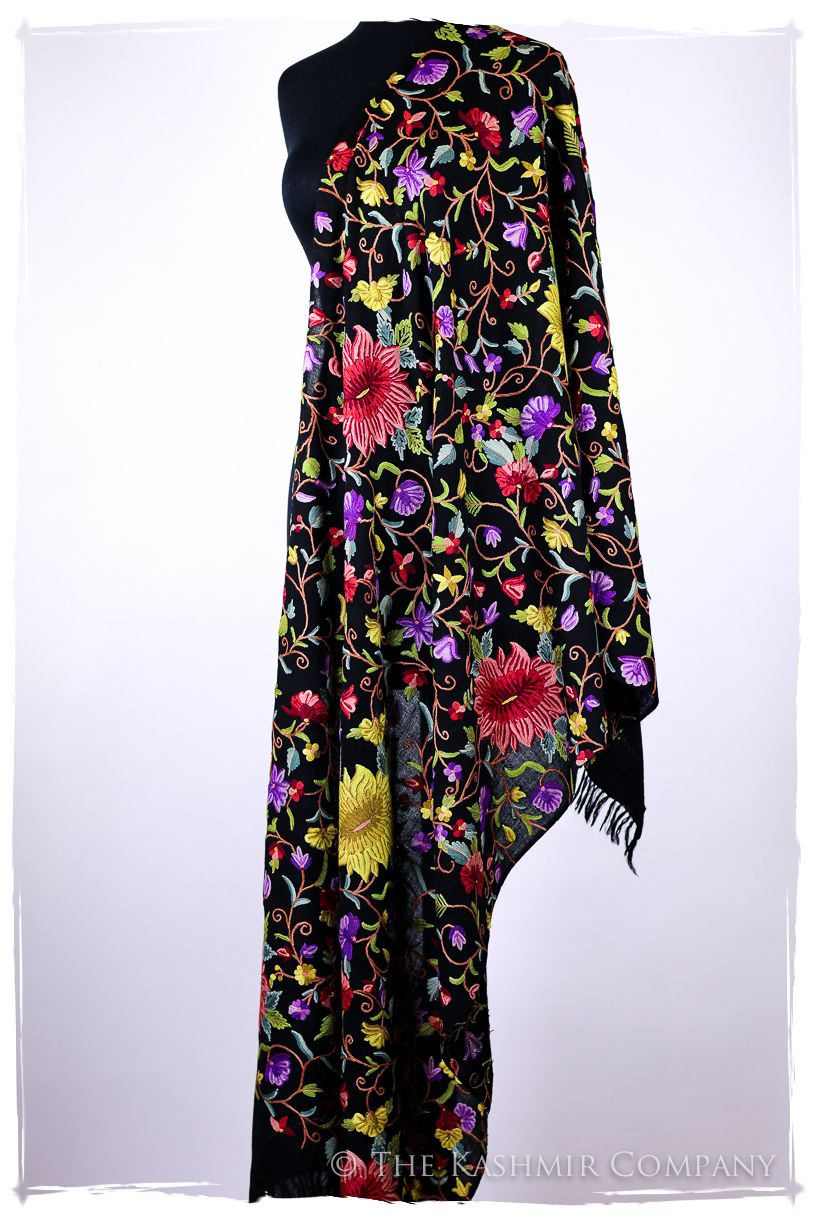 Fleurs ornementales de Moreau Français Antiquaires Shawl