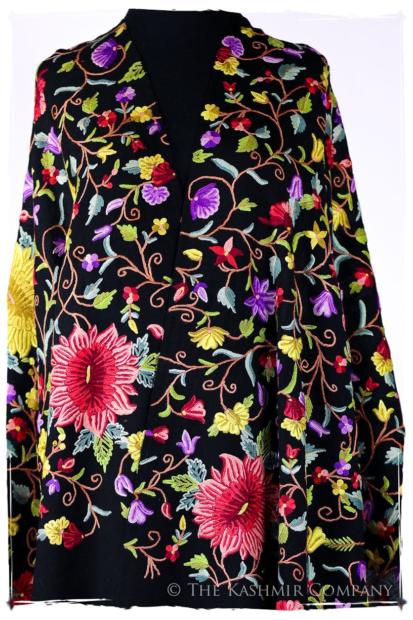 Fleurs ornementales de Moreau Français Antiquaires Shawl