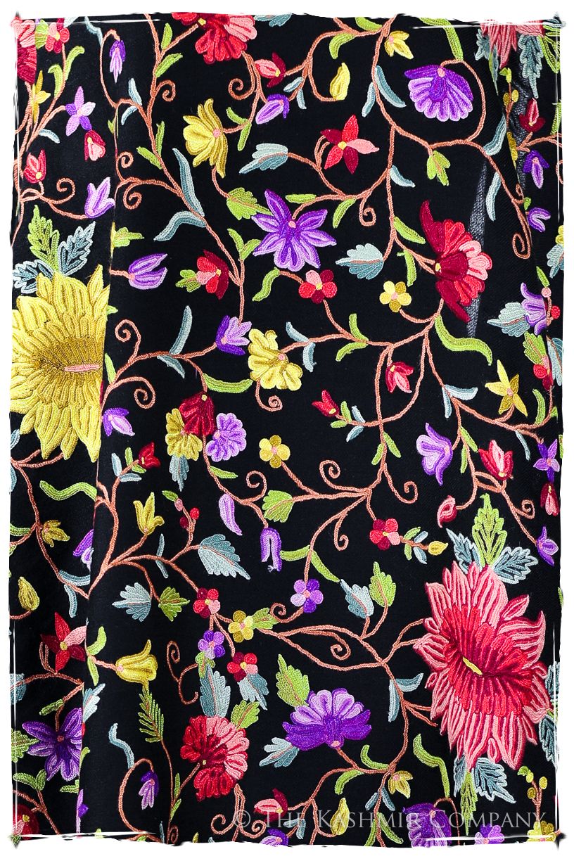 Fleurs ornementales de Moreau Français Antiquaires Shawl
