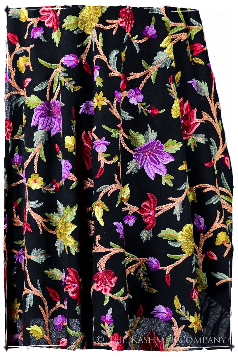 Fleurs ornementales de Eleanor Français Antiquaires Shawl
