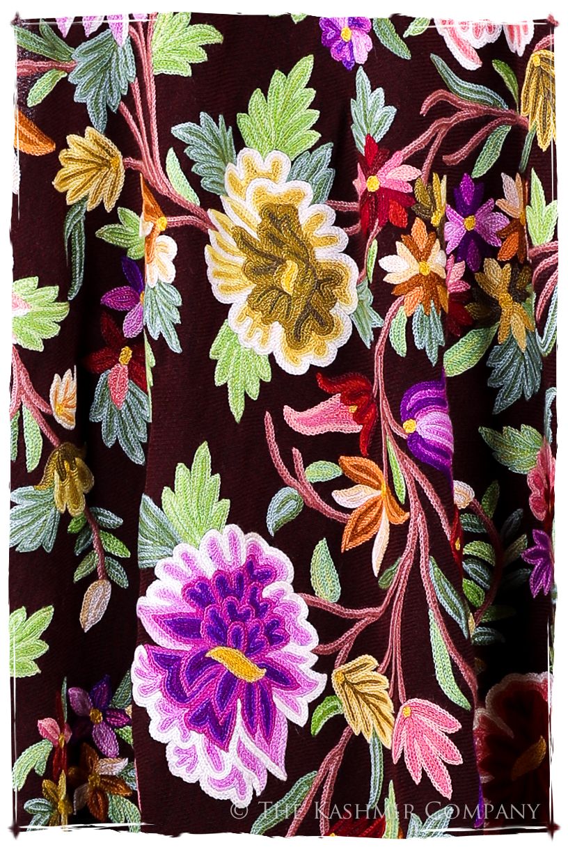 Belles Fleurs de Delasselle Français Antiquaires Shawl