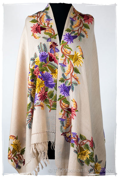 Geneviève de Frontierè Jardin Mascarade Shawl