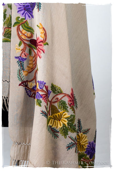 Geneviève de Frontierè Jardin Mascarade Shawl