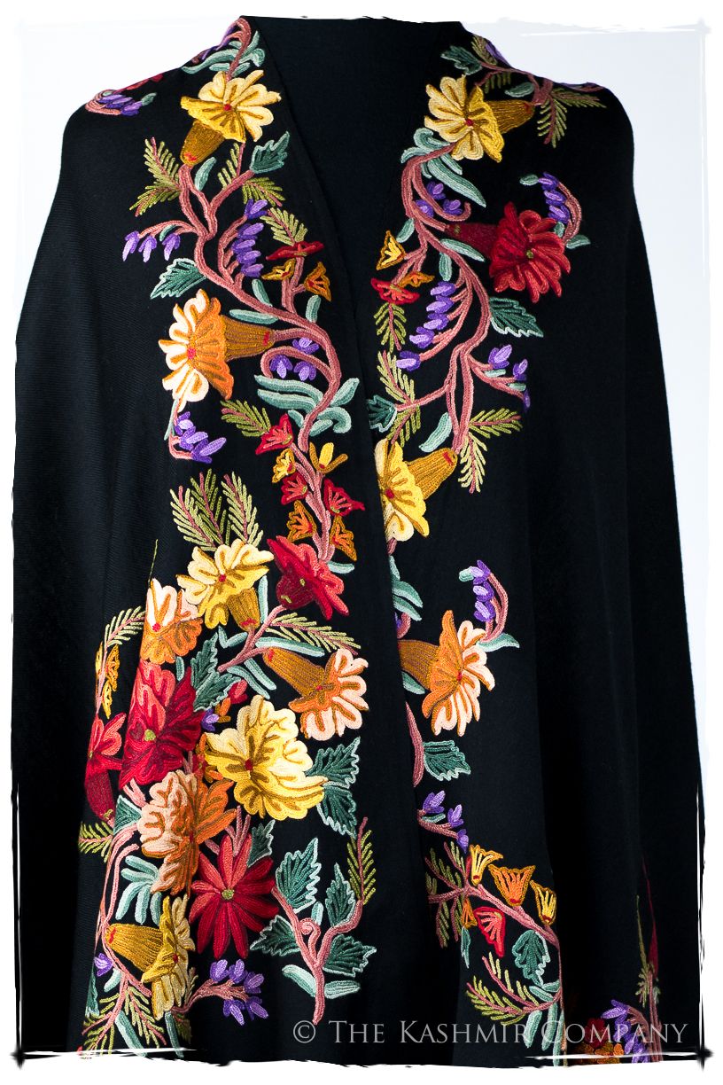 Slyvie de Frontierè Jardin Mascarade Shawl