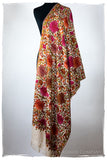Jardin Brigitte de Bijoux Rouges en Cachemire Antiquaires Shawl