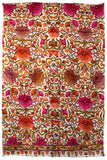 Jardin Brigitte de Bijoux Rouges en Cachemire Antiquaires Shawl