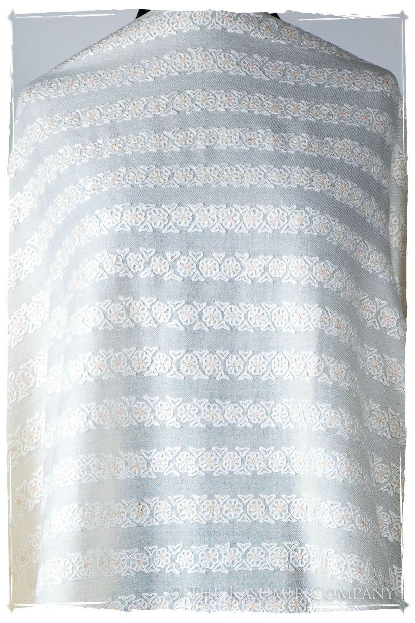 Champs d'ivoire Blanc en Afrique Notre Dame Shawl