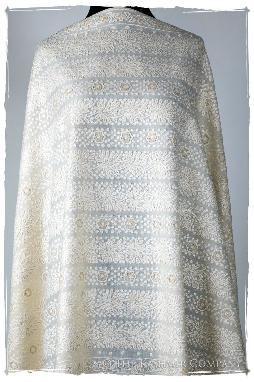 Champs d'ivoire Blanc en Algérie Notre Dame Shawl