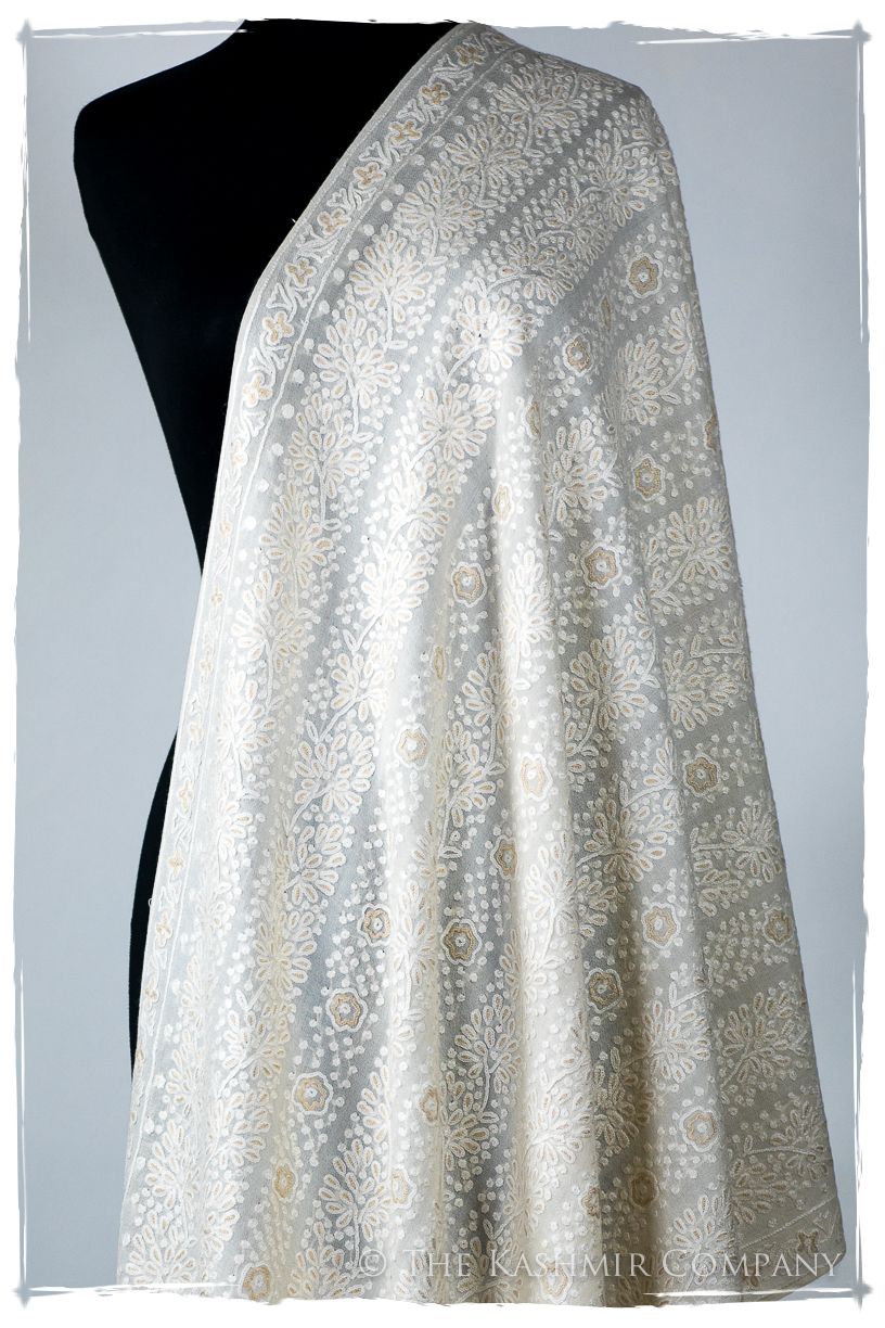 Champs d'ivoire Blanc en Algérie Notre Dame Shawl