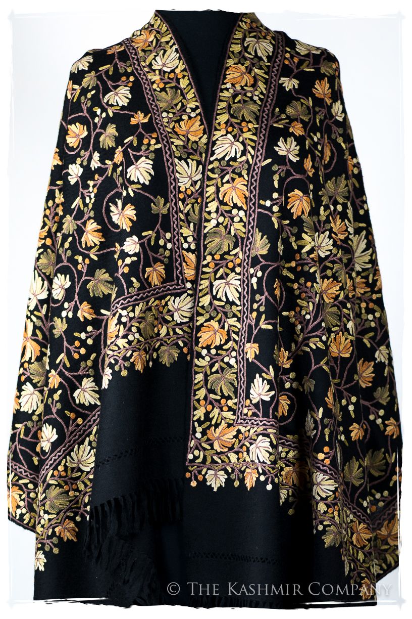 Jardin érable de la Vie Noir Antiquaires Shawl