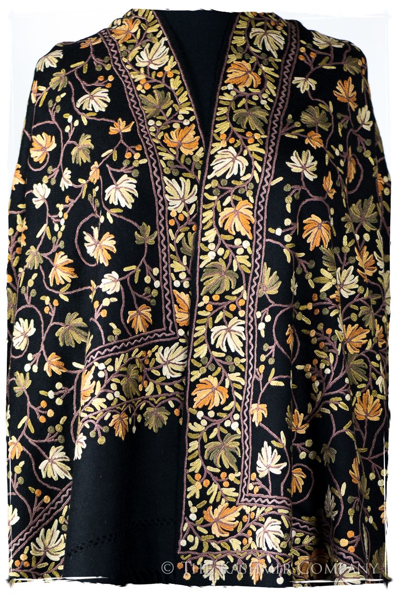 Jardin érable de la Vie Noir Antiquaires Shawl