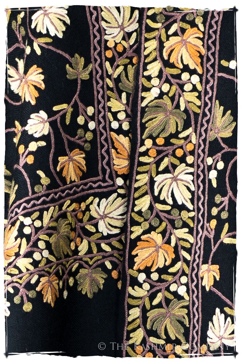 Jardin érable de la Vie Noir Antiquaires Shawl