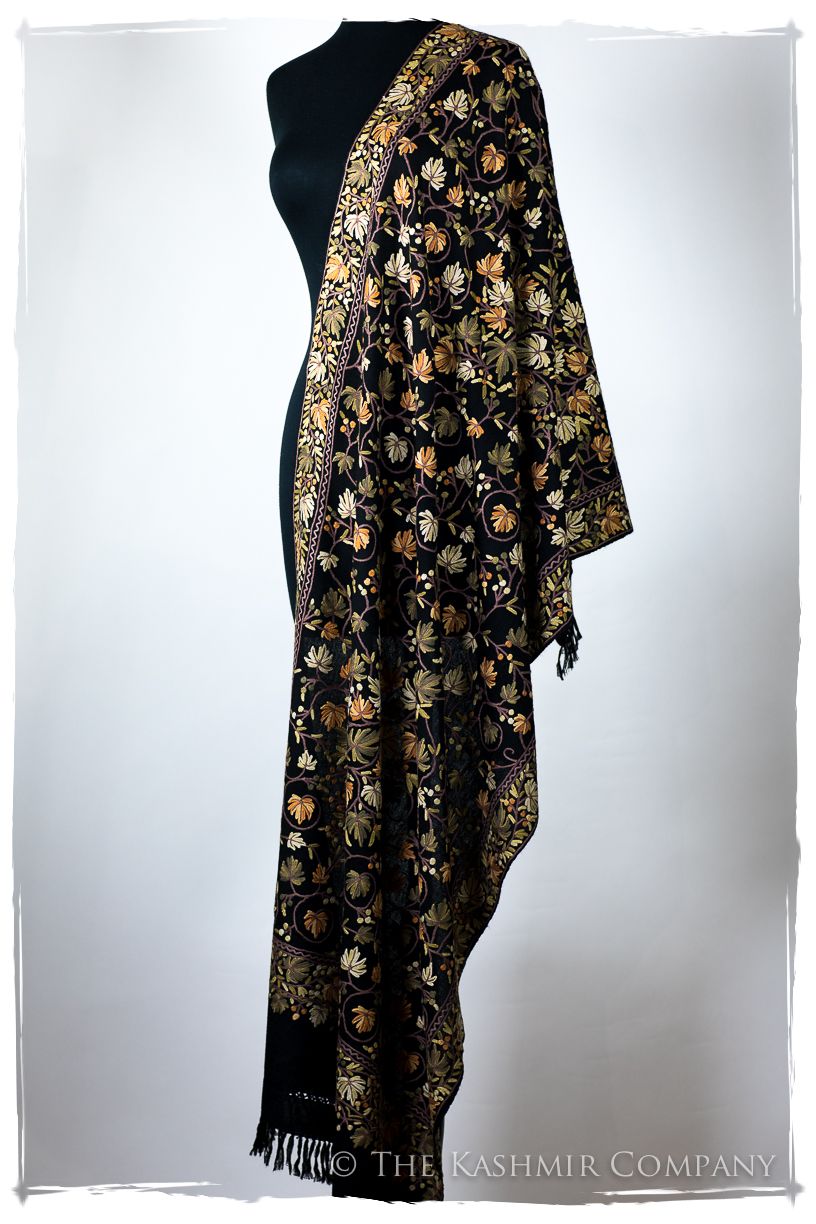Jardin érable de la Vie Noir Antiquaires Shawl