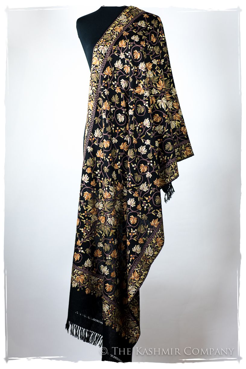 Jardin érable de la Vie Noir Antiquaires Shawl