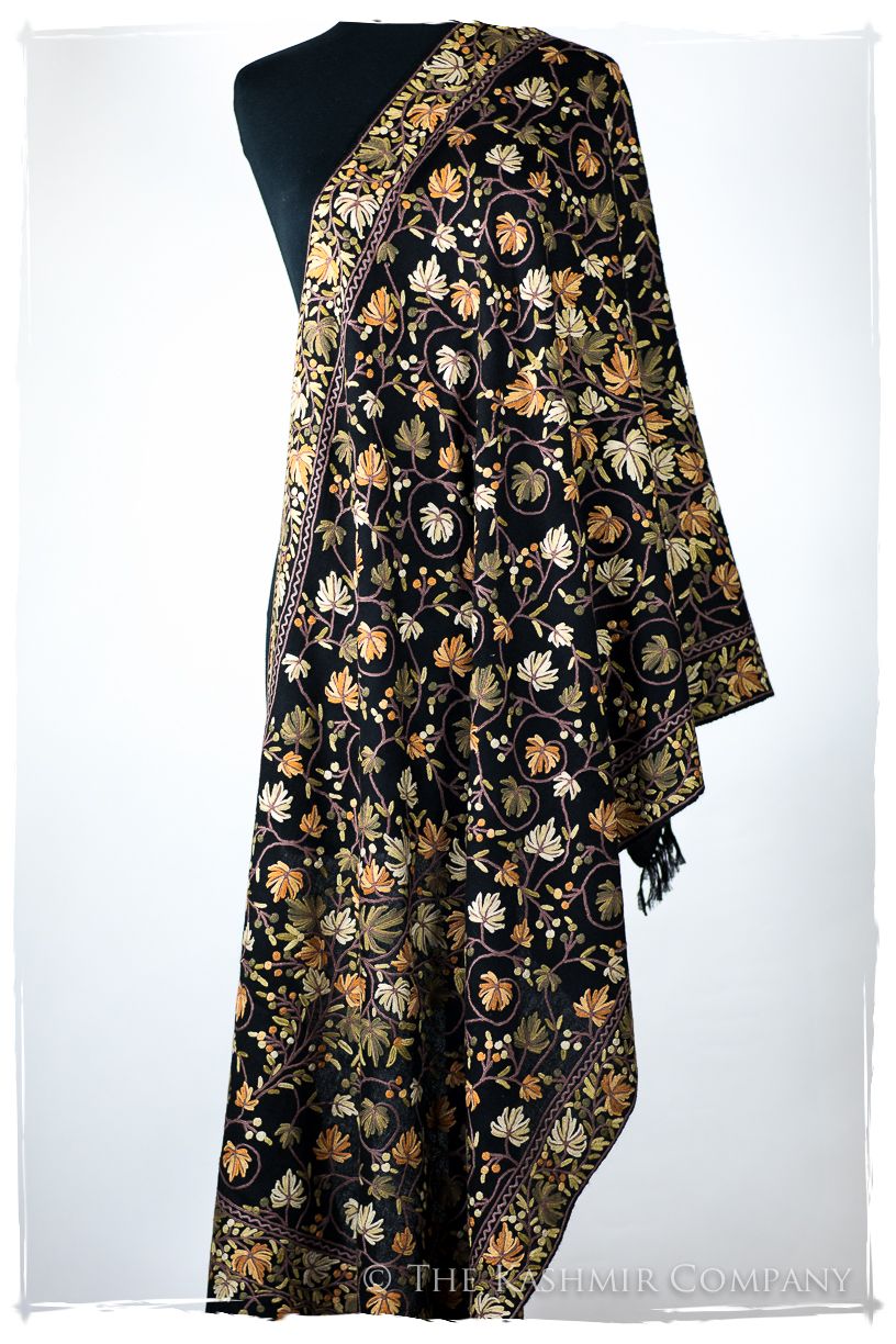 Jardin érable de la Vie Noir Antiquaires Shawl