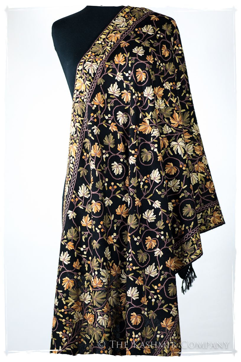 Jardin érable de la Vie Noir Antiquaires Shawl
