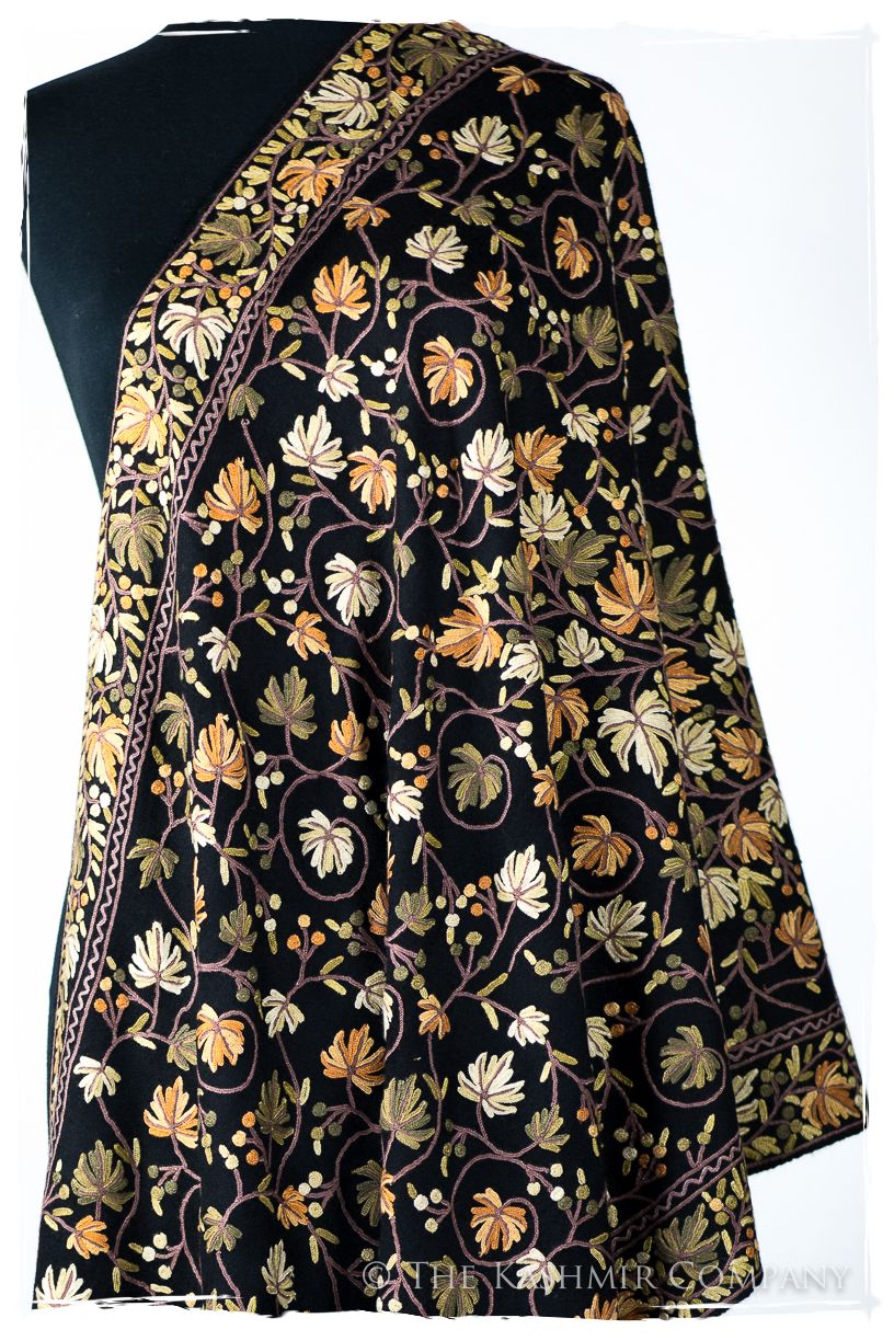 Jardin érable de la Vie Noir Antiquaires Shawl