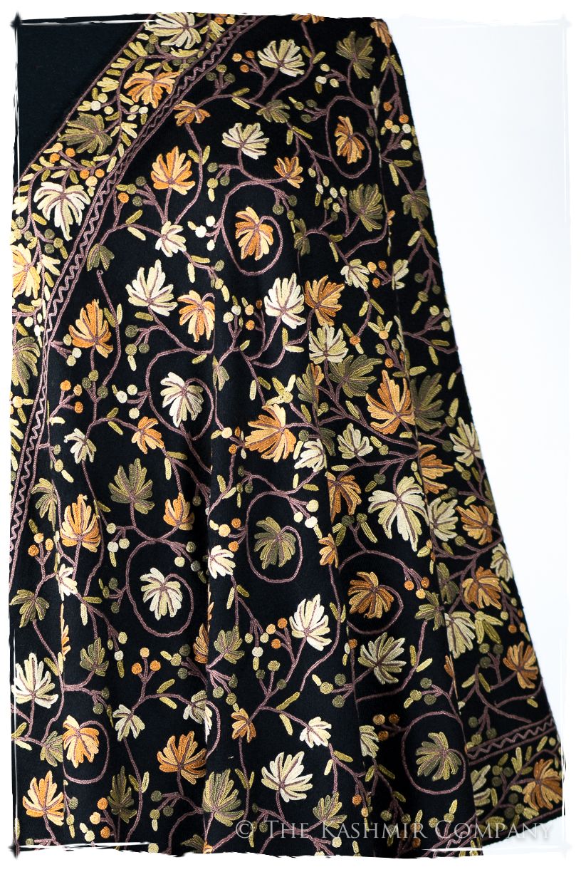 Jardin érable de la Vie Noir Antiquaires Shawl