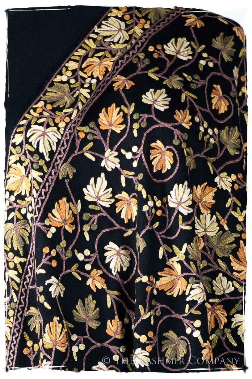 Jardin érable de la Vie Noir Antiquaires Shawl