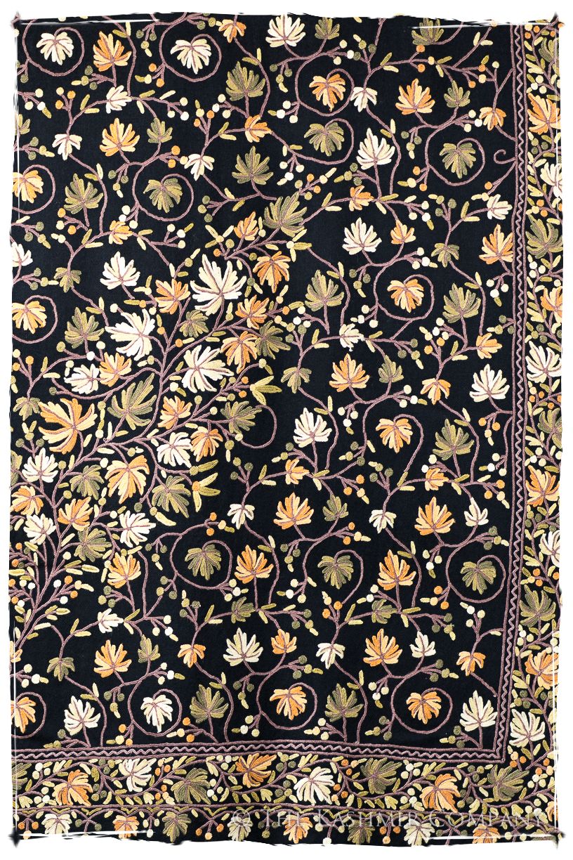 Jardin érable de la Vie Noir Antiquaires Shawl