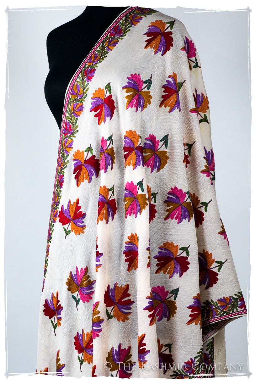 Les Nouvelles Maple Violette Renoir Shawl