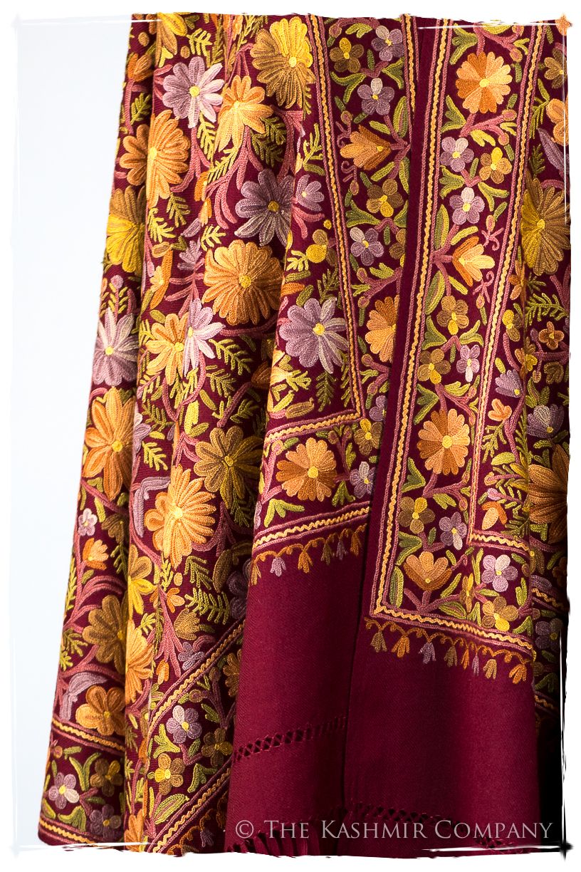 Jardin de Bordeaux Mélanie Cachemire Antiquaires Shawl