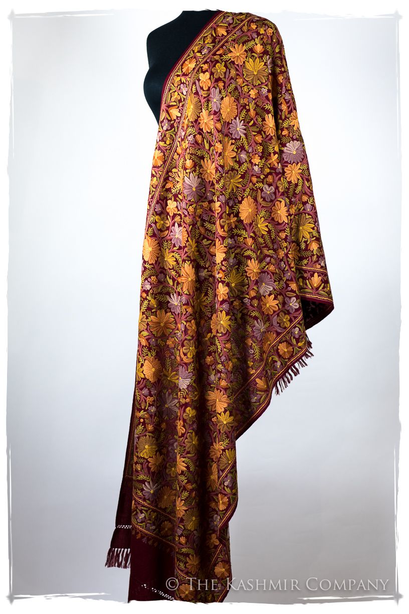 Jardin de Bordeaux Mélanie Cachemire Antiquaires Shawl