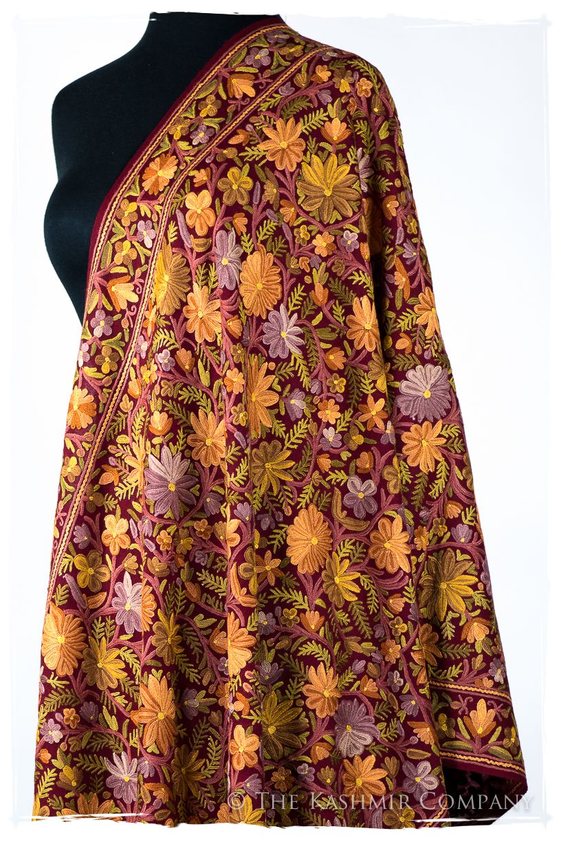 Jardin de Bordeaux Mélanie Cachemire Antiquaires Shawl