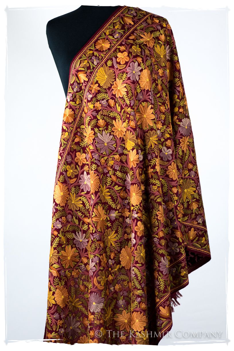 Jardin de Bordeaux Mélanie Cachemire Antiquaires Shawl
