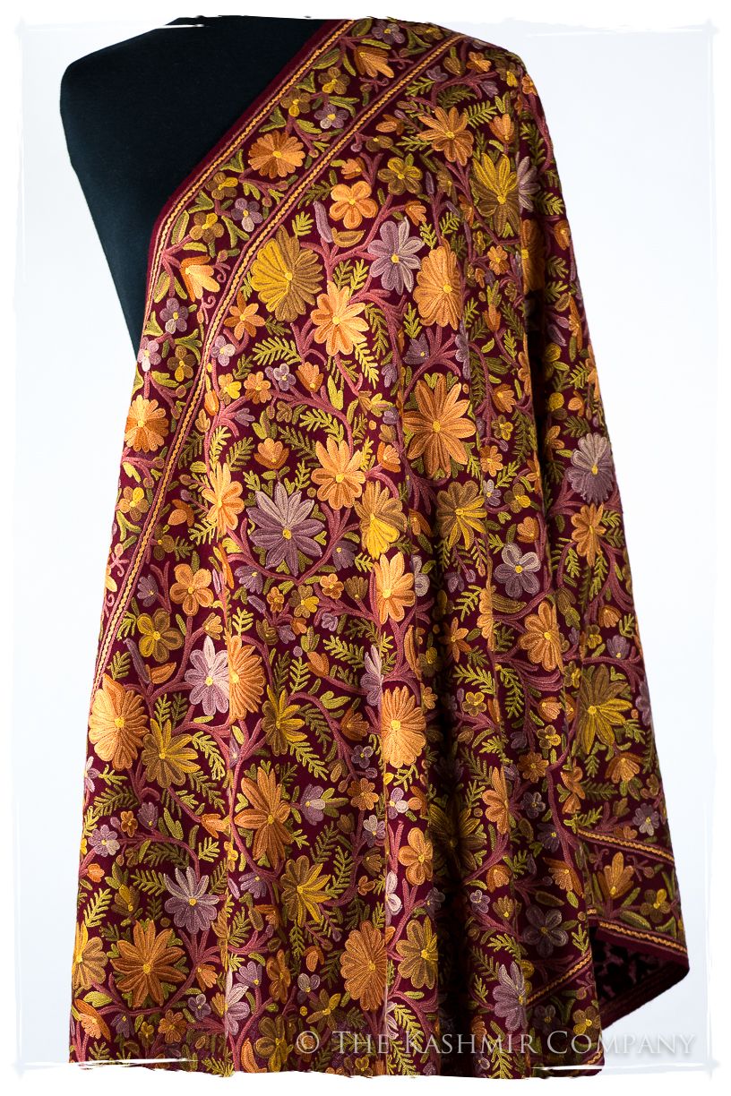 Jardin de Bordeaux Mélanie Cachemire Antiquaires Shawl